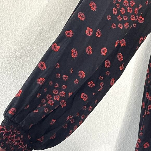 FREE PEOPLE FLOWER'S IN HER HAIR TUNIC TOP SIZE L - Picture 5 of 10